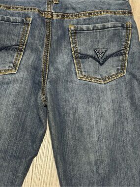 GUESS Boys Blue Denim Jeans - Classic Back Pocket Detail